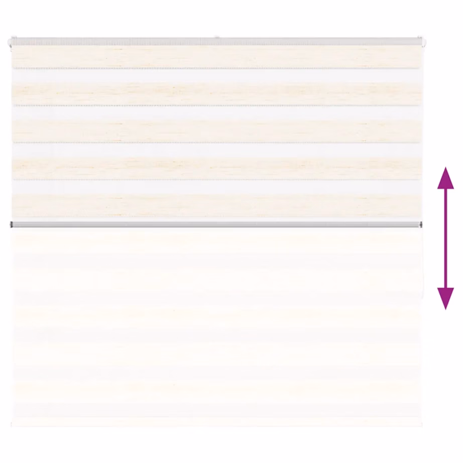 Marmorbeež sebraruloo privaatsuse ja valguse reguleerimiseks, 160 x 150 cm, 100% polüester – 5