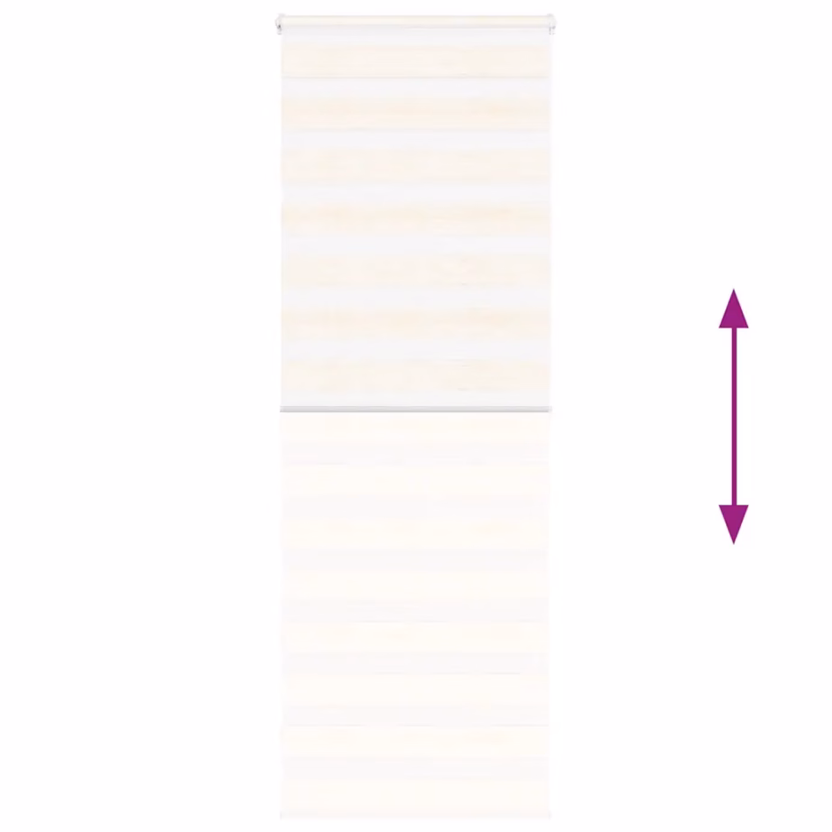 Triibuline sebraruloo marmorbeež, 90 x 200 cm, 100% polüster – 5