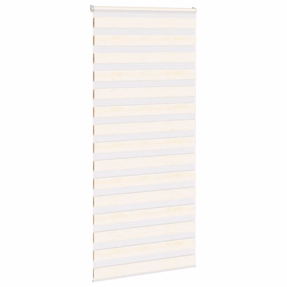 Marmorbeež triibuline sebraruloo, 95 x 200 cm, kanga laius 90,9 cm, 100% polüester – 3