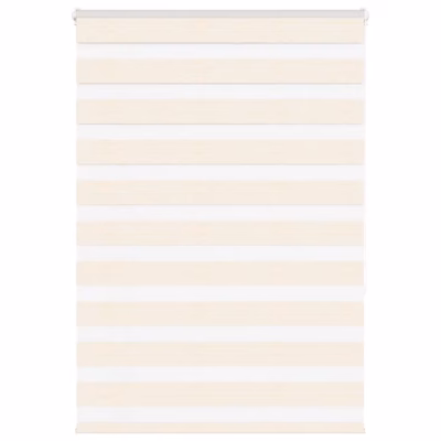 Triibuline sebraruloo aknale, marmorbeež, 105 x 150 cm, 100% polüester