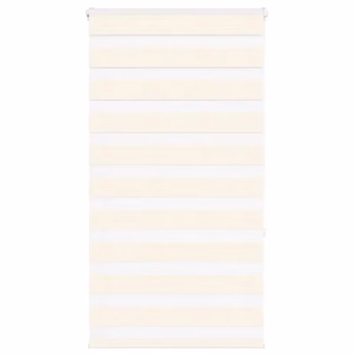 Marmorbeež zebra ruloo privaatsust reguleerivate ribadega, 75 x 150 cm, 100% polüester, alumiiniumsiiniga