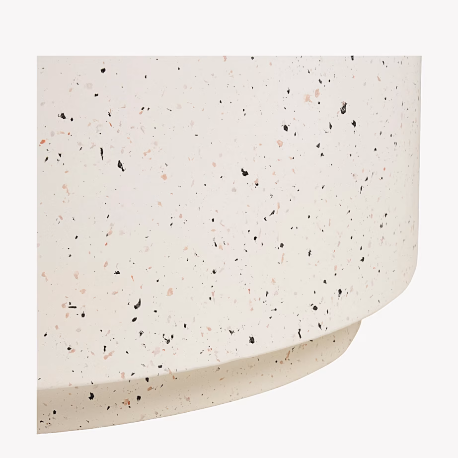 Ümmargune kohvilaud terrazzo välimusega Bonn, ø70×40 cm – 6