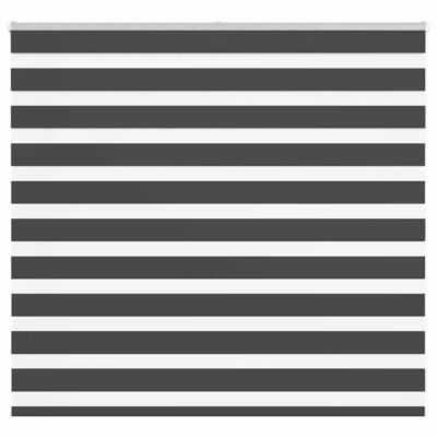 Must päev-öö ruloo sebramustriga, 165 x 100 cm, 100% polüester