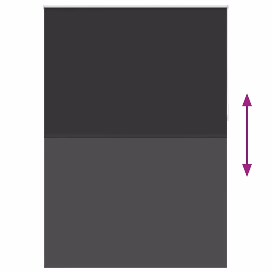 Pimendav rullkardin hõbedase termokattekihiga, must, 140 x 230 cm – 9