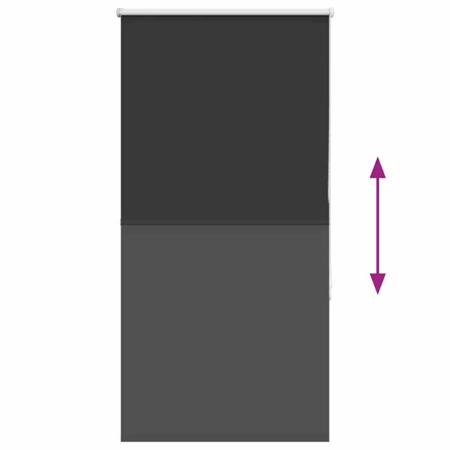 Must pimendav ruloo ketiühendusega, 80 x 130 cm, kanga laius 75,7 cm, 100% polüester – 5