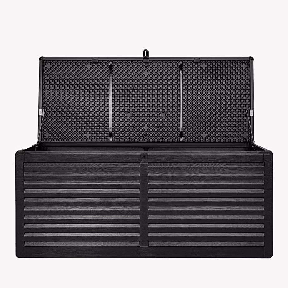 Must plastikust istmepatjade hoiukast 490 l, 146,5x61x64,5 cm Dubrovnik – 2