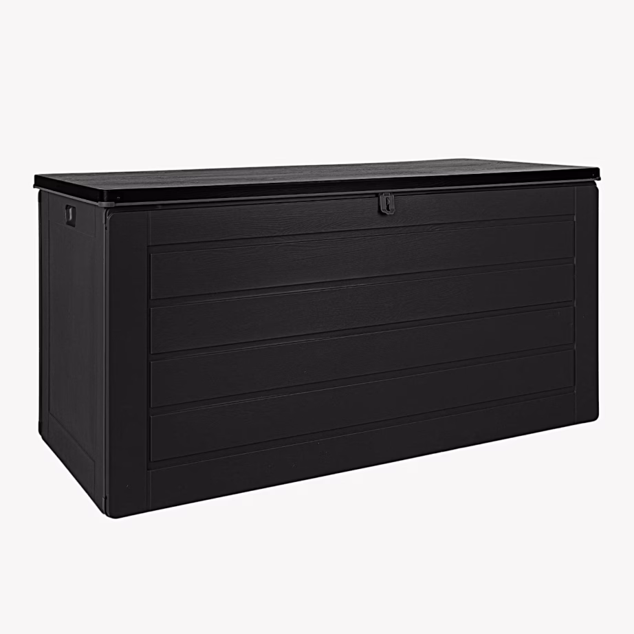 Must plastist istmepatjade hoiukast Dubrovnik, 680 l, 146,5x71x75 cm – 3