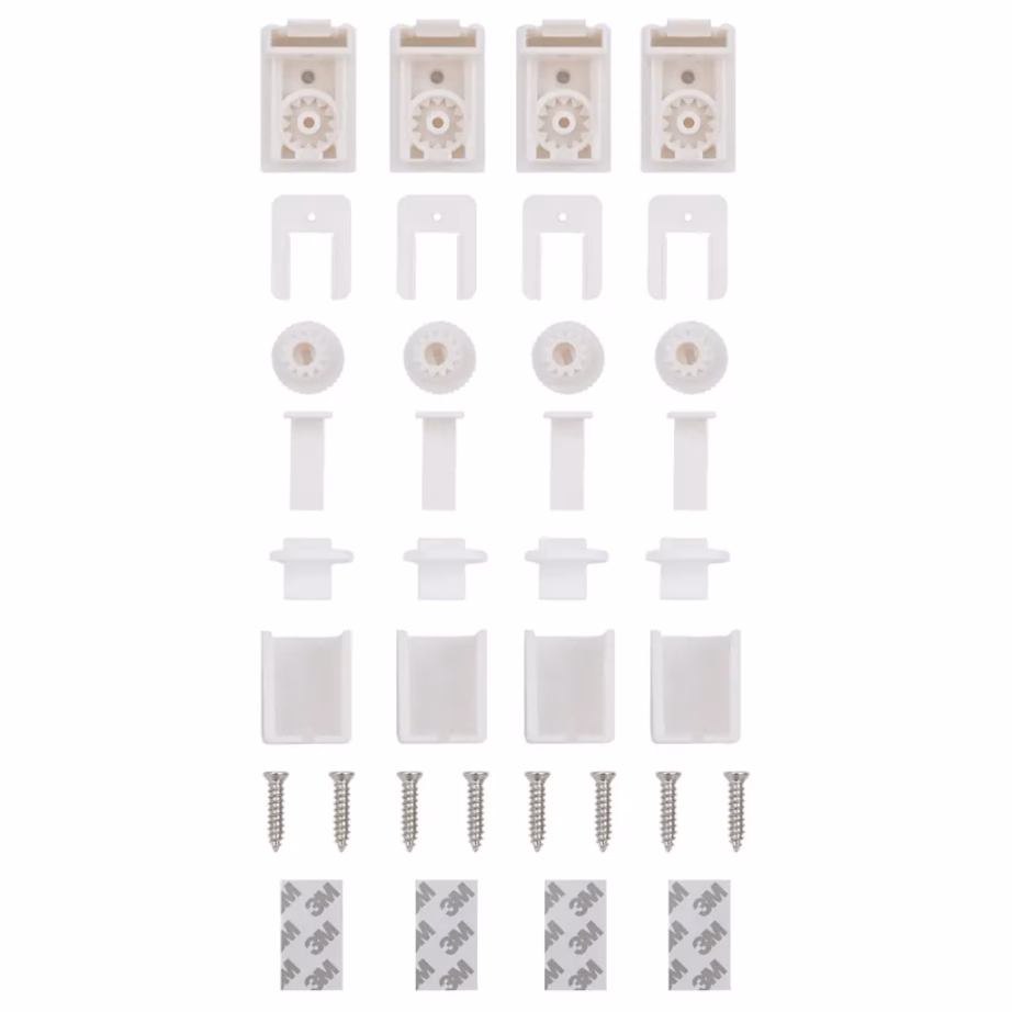 Plisseeritud ruloo privaatsuse ja päikesekaitsega, must, 60 x 150 cm, 100% polüester – 12