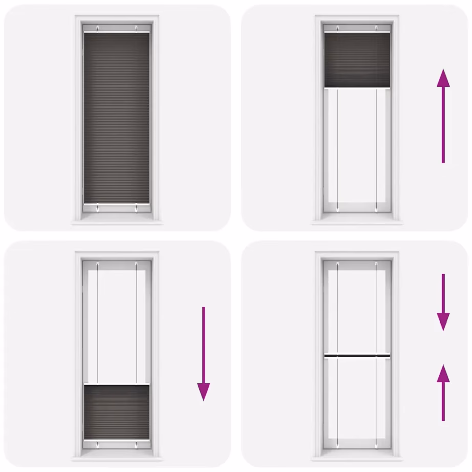 Plisseeritud aknaruloo must, 80 x 200 cm, 100% polüester, kahe paigaldusviisiga – 8