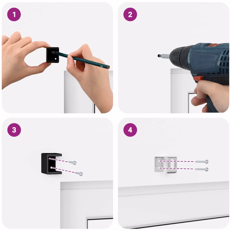 Reguleeritav Veneetsia ruloo, must PVC, 150 x 120 cm – 13