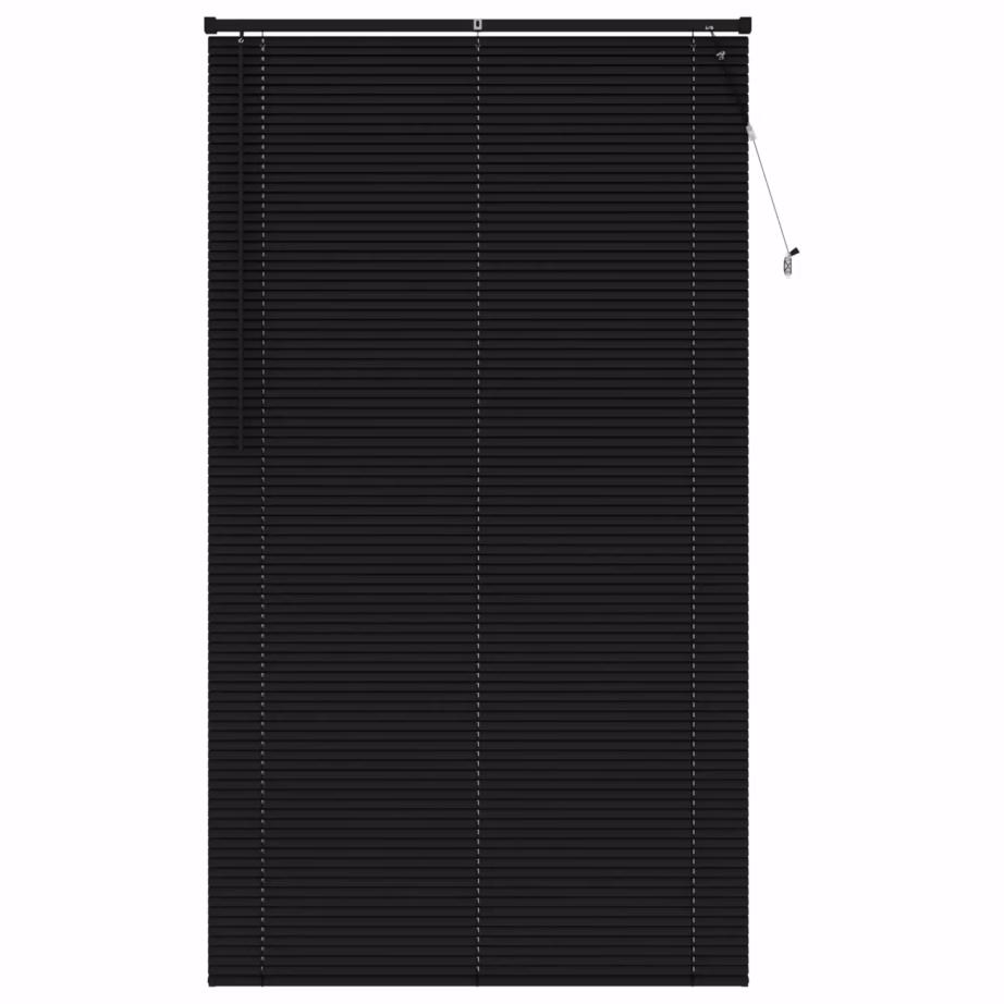 Veneetsia ruloo, reguleeritav, must PVC, 213 x 110 cm - 2