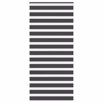 Must sebra ruloo kettmehhanismiga, 100 x 230 cm, polüester