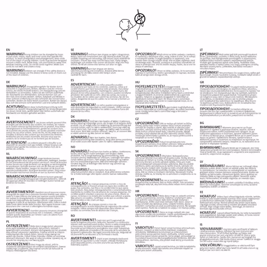 Must sebra ruloo kettmehhanismiga, 130 x 100 cm, polüester, kruvivaba paigaldusvõimalus – 2