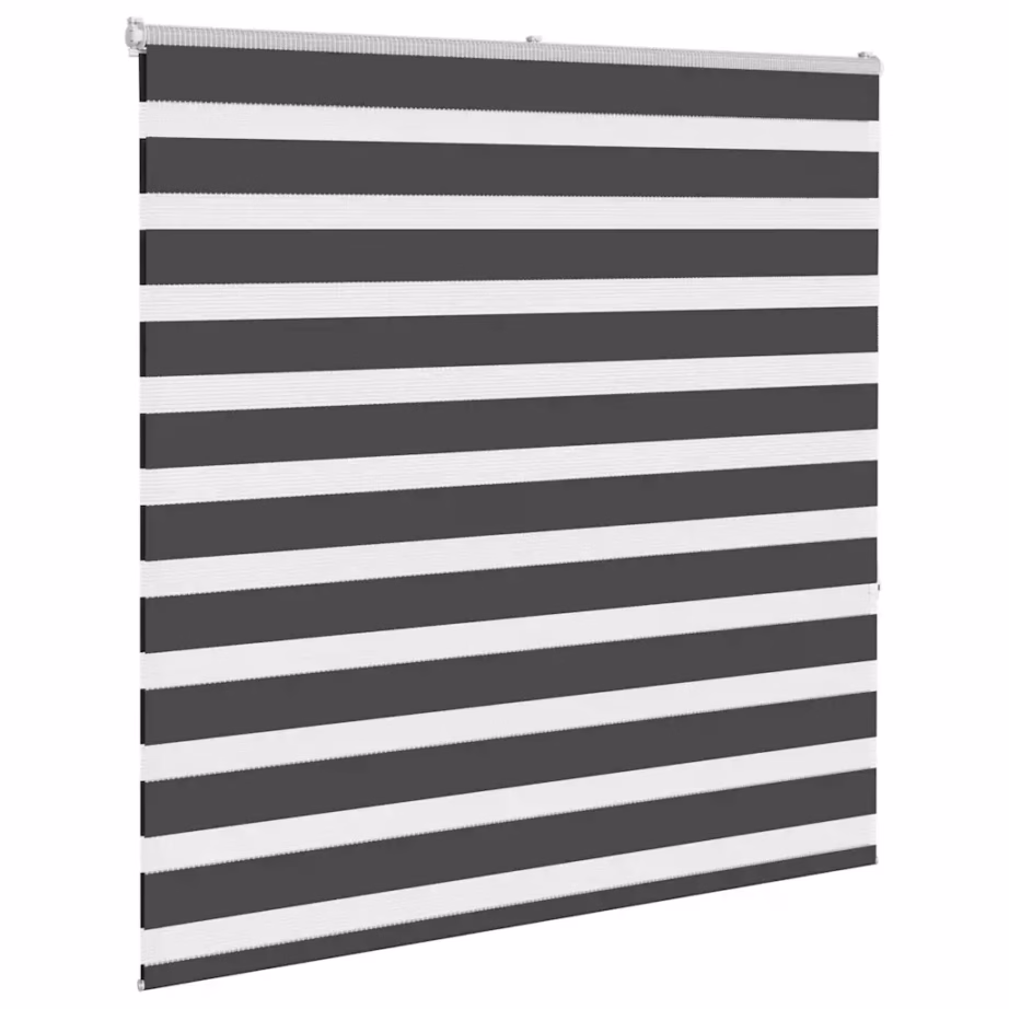 Sebra ruloo, must, 150 x 150 cm, kanga laius 145,9 cm, 100% polüester, alumiiniumsiiniga - 3