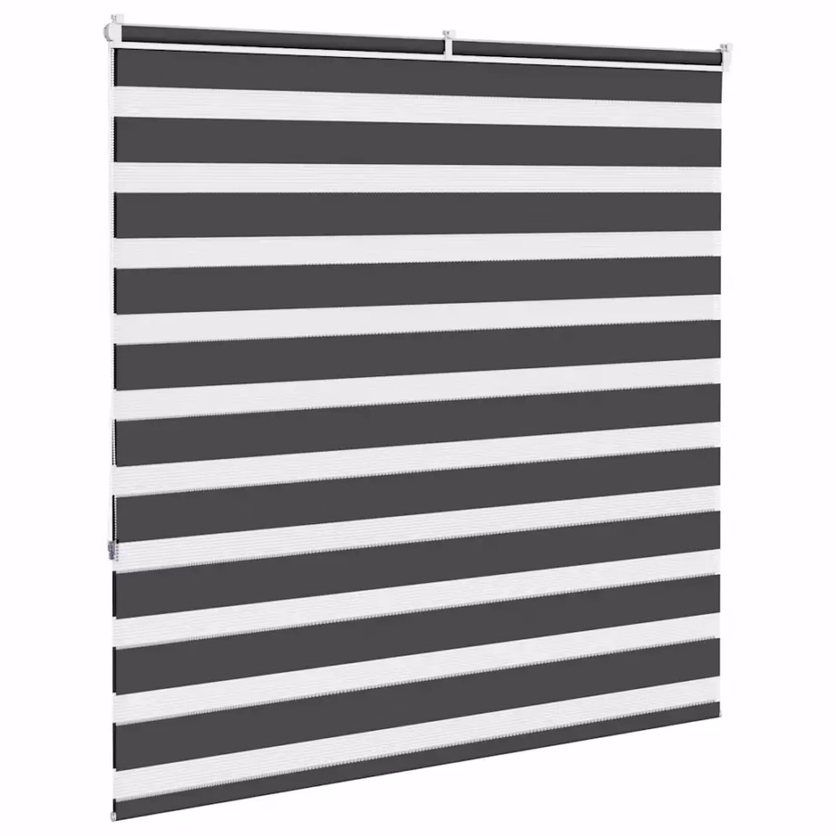 Sebra ruloo, must, 150 x 150 cm, kanga laius 145,9 cm, 100% polüester, alumiiniumsiiniga - 4