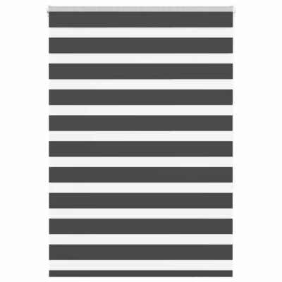 Must sebraruloo privaatsuse ja valguse reguleerimiseks, 115 x 150 cm, 100% polüester