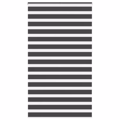 Must sebraruloo kettmehhanismiga, 130 x 230 cm, polüester