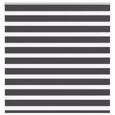 Must sebraruloo, 145 x 150 cm, 100% polüester, kettmehhanismiga