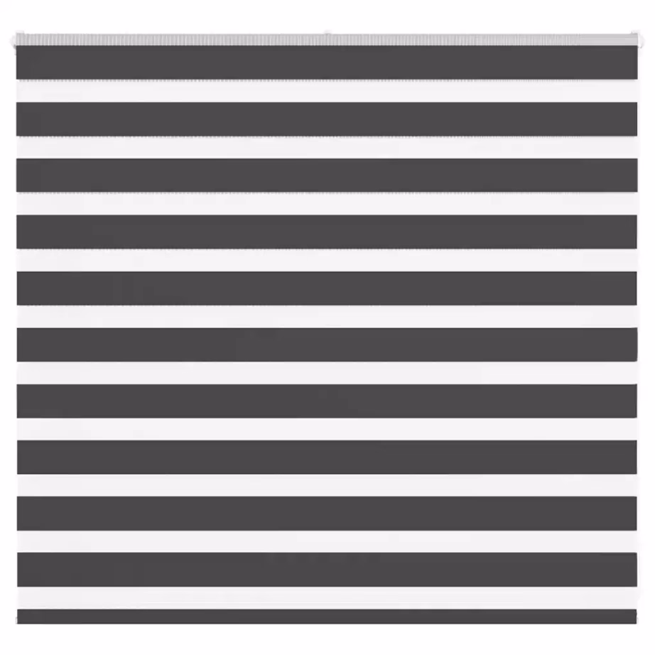 Triibuline sebraruloo aknale, must, 155 x 100 cm, polüester – 2