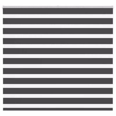 Must sebraruloo kettmehhanismiga, 165 x 150 cm, 100% polüester