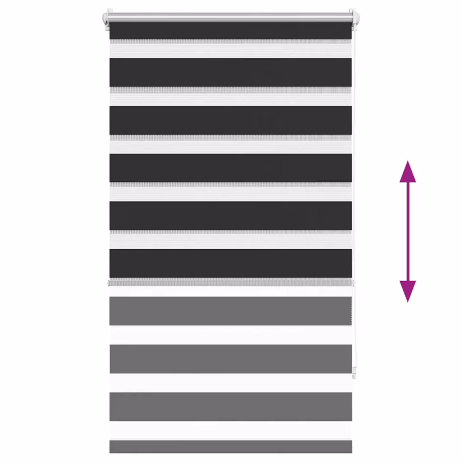 Must sebraruloo, 70 x 120 cm, 100% polüester – 5