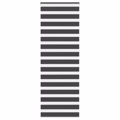 Must sebraruloo kettmehhanismiga, 70 x 230 cm, polüester