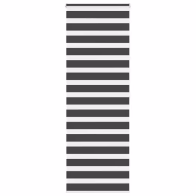 Must sebraruloo privaatsuse ja valguse reguleerimiseks, 85 x 200 cm, kanga laius 80,9 cm, polüester