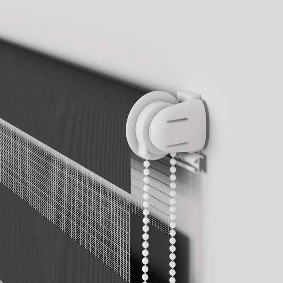 Triibuline päev-öö ruloo, must, 155 x 150 cm, polüester, kettmehhanismiga – 10