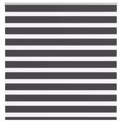 Triibuline sebraruloo, must, 140 x 150 cm, 100% polüester, kanga laius 135,9 cm