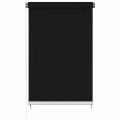Väliruloo terrassile ja rõdule, must HDPE, 160 x 230 cm