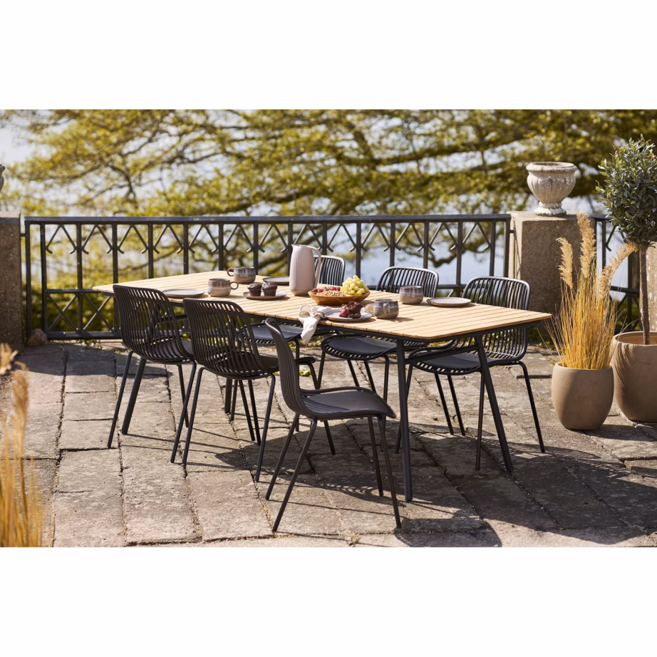 Must virnastatav aiatool polüpropüleenist ja terasjalgadel Branson – 2