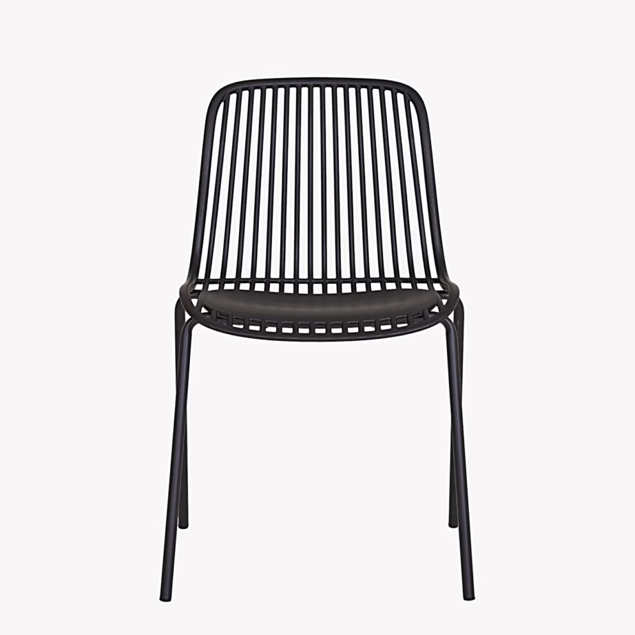 Must virnastatav aiatool polüpropüleenist ja terasjalgadel Branson – 3