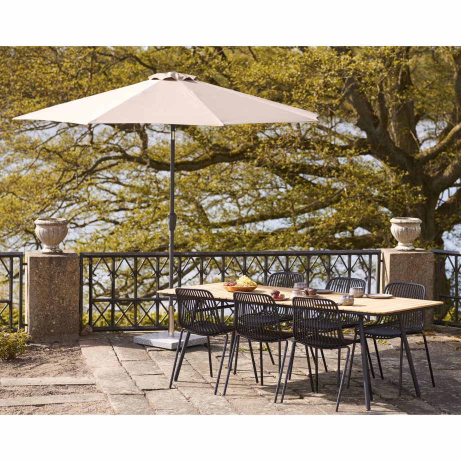 Must virnastatav aiatool polüpropüleenist ja terasjalgadel Branson – 4