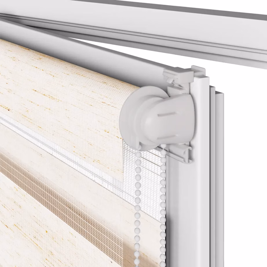 Päev ja öö sebraruloo kettmehhanismiga, marmorbeež, 70 x 200 cm, 100% polüester, alumiiniumsiiniga – 11