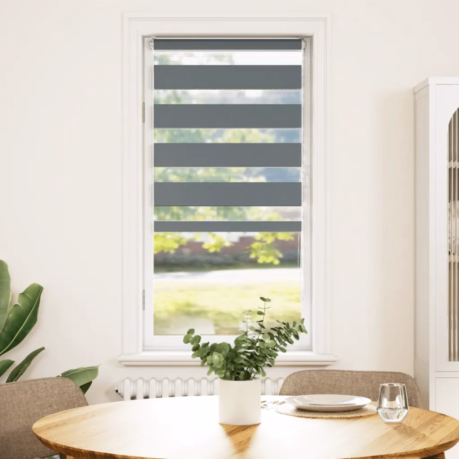 Päev-öö ruloo tumehall, 60 x 150 cm, 100% polüester – 2