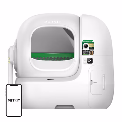 Isepuhastuv kassi liivakast AI-kaamera ja tervisemonitooringuga Petkit Purobot Max Pro 2 P9904, 1080p 210°, 76 L