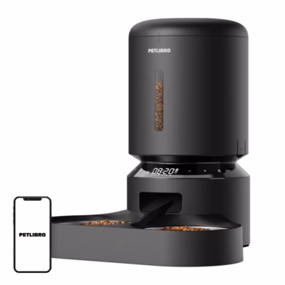 Automaatne toidudosaator kahe kausiga Petlibro PLAF006, 5 L, 1–6 toidukorda, portsjon 20 ml kuni 50 ühikut, kuivtoit