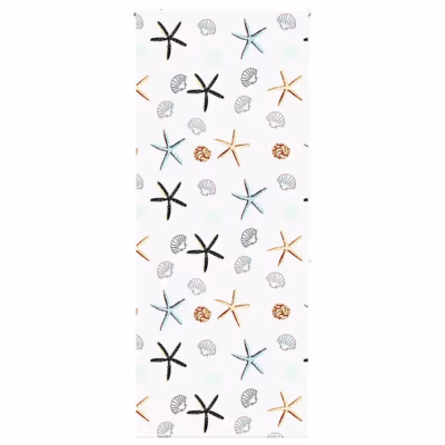 PEVA duširuloo mereteemalise mustriga, 110 x 240 cm, kanga laius 106 cm