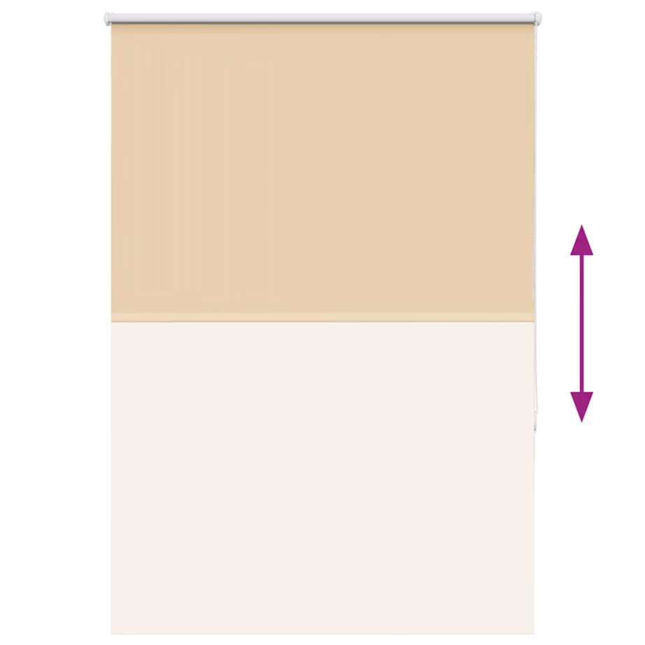 Pimendav ruloo kettmehhanismiga, beež, 90 x 150 cm, 100% polüester, kanga laius 85,7 cm – 9