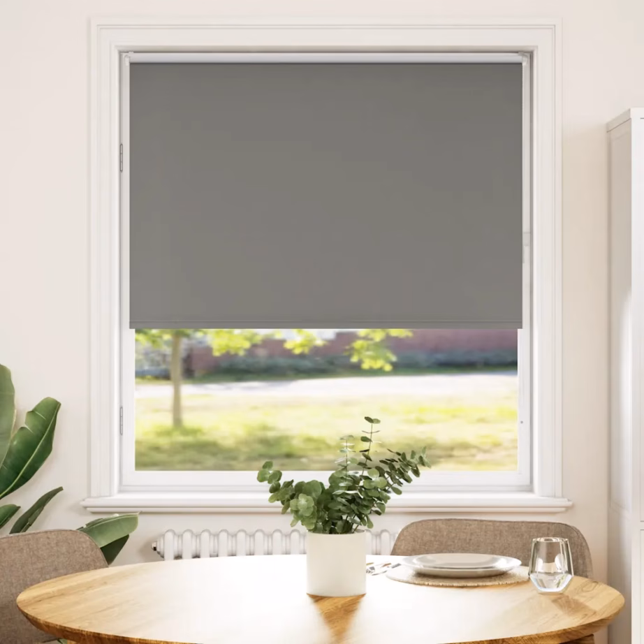 Pimendav hall ruloo ketiajamiga, 100 x 175 cm, kanga laius 95,7 cm, 100% polüester - 2