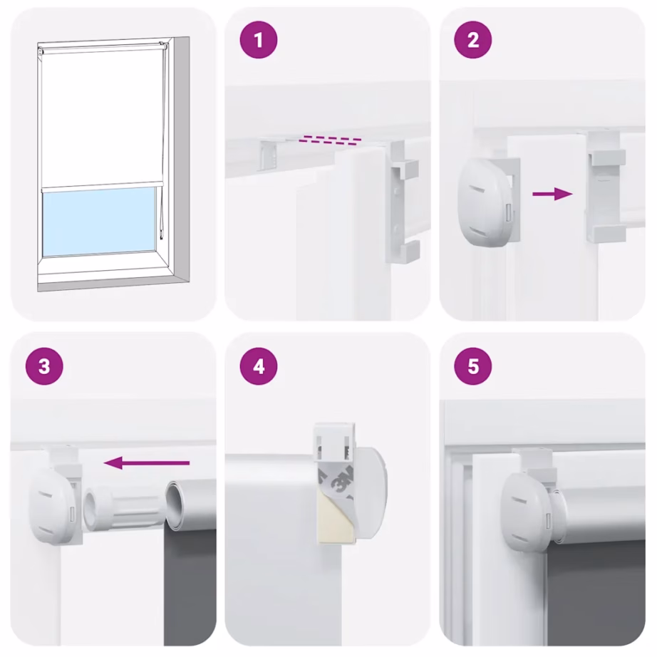 Pimendav ruloo hall, 105 x 230 cm, polüester, kanga laius 100,7 cm – 6