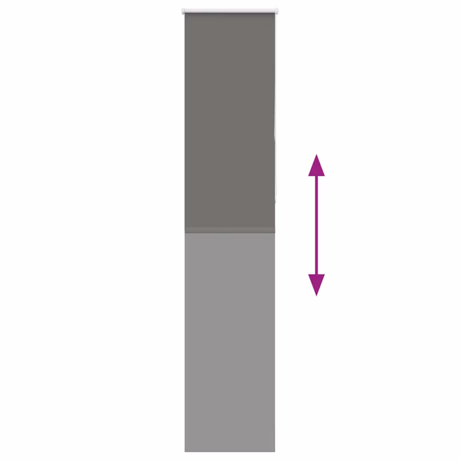 Pimendav ruloo hall, 45 x 210 cm, kanga laius 40,7 cm, 100% polüester, kettmehhanismiga – 5
