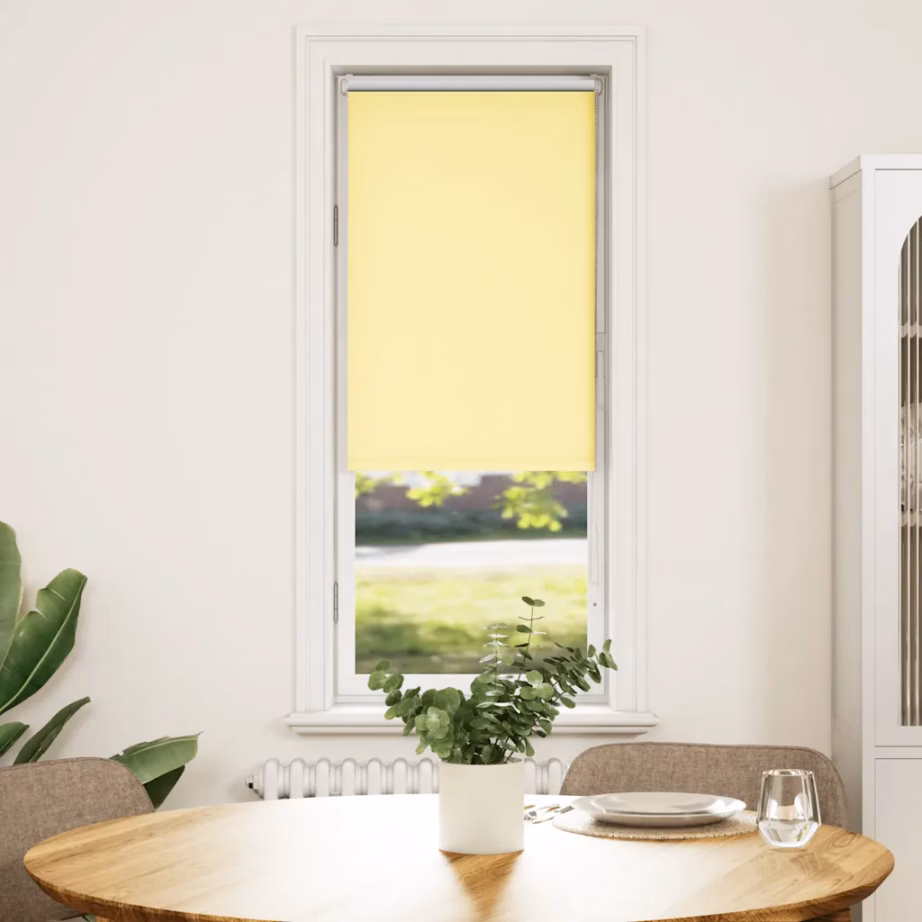 Pimendav ruloo, kollane, 60 x 150 cm, kanga laius 55,7 cm, polüester – 2