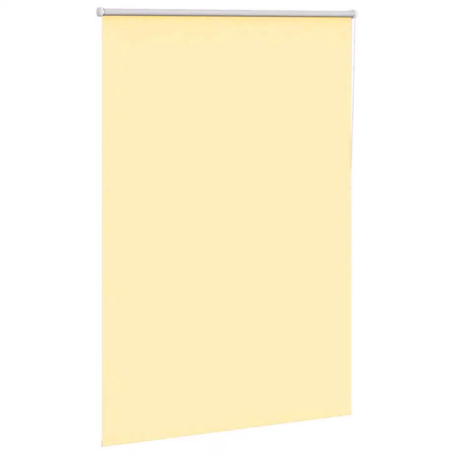 Pimendav ruloo kettmehhanismiga, kollane, 105 x 150 cm, 100% polüester, kahe paigaldusviisiga – 3