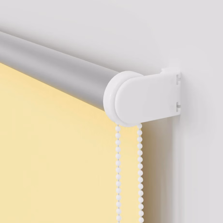 Pimendav ruloo ketiga, kollane, 150 x 150 cm, kanga laius 146,6 cm, 100% polüester - 12