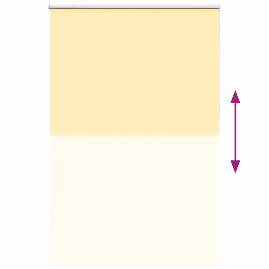 Pimendav ruloo kettimehhanismiga, kollane, 165 x 230 cm, 100% polüester – 9