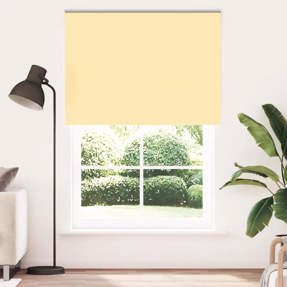 Pimendav ruloo kettmehhanismiga, kollane polüester, 160 x 230 cm – 2
