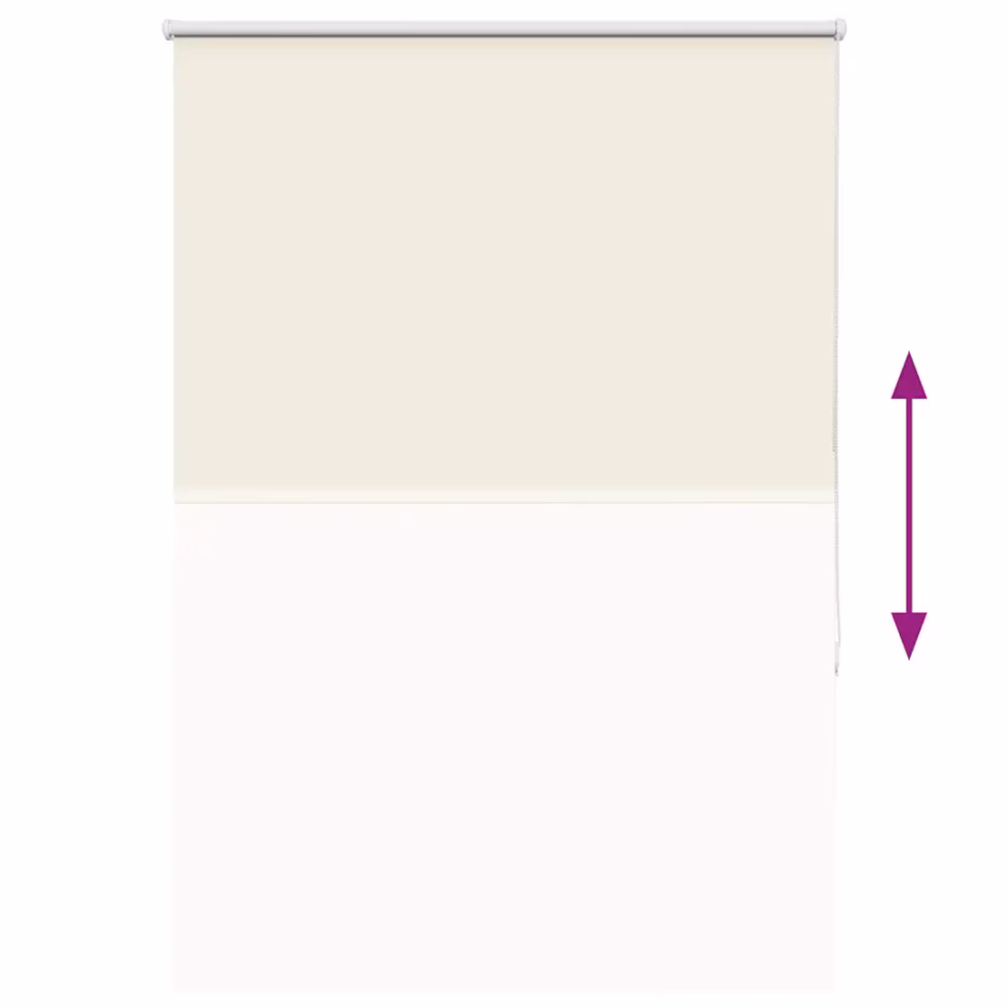 Pimendav ruloo kettimehhanismiga, koltunud valge, 105 x 150 cm (kanga laius 100,7 cm) – 9