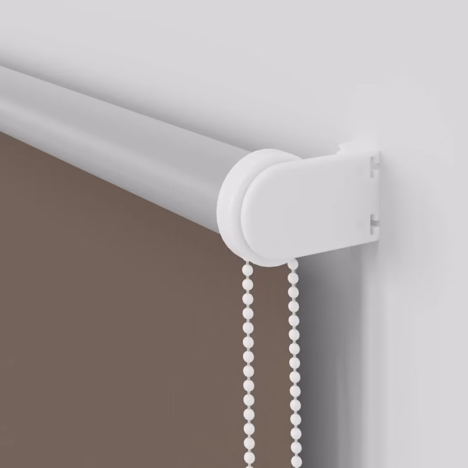 Pimendav ruloo aknale, kohvivärvi polüester, 135 x 150 cm, ketiühendusega – 11