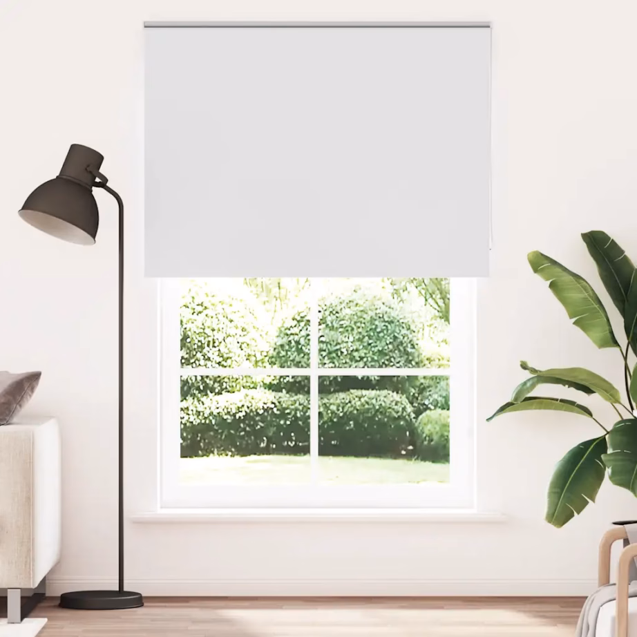 Pimendav ruloo ketiga, valge, 150 x 230 cm, polüester, alumiiniumsiiniga – 2